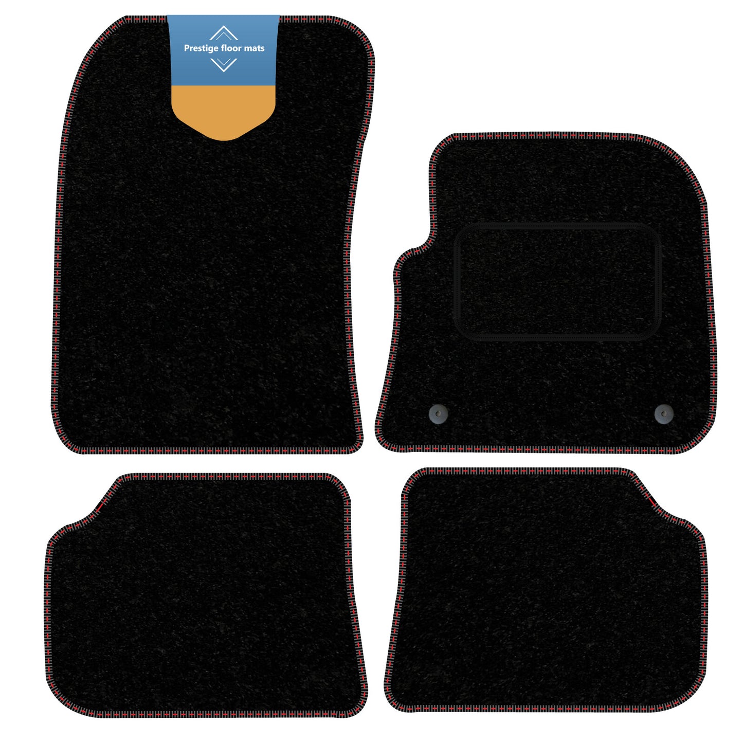 Fits Fiat 600 2023 onwards Fully Tailored Floor Mat Set