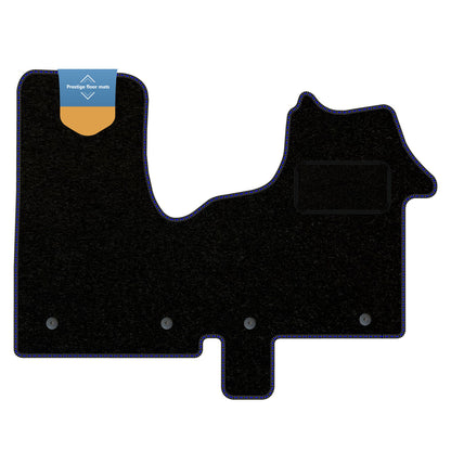 Fits Renault Traffic 2014 onwards Black Carpet with Coloured Stitch Edge