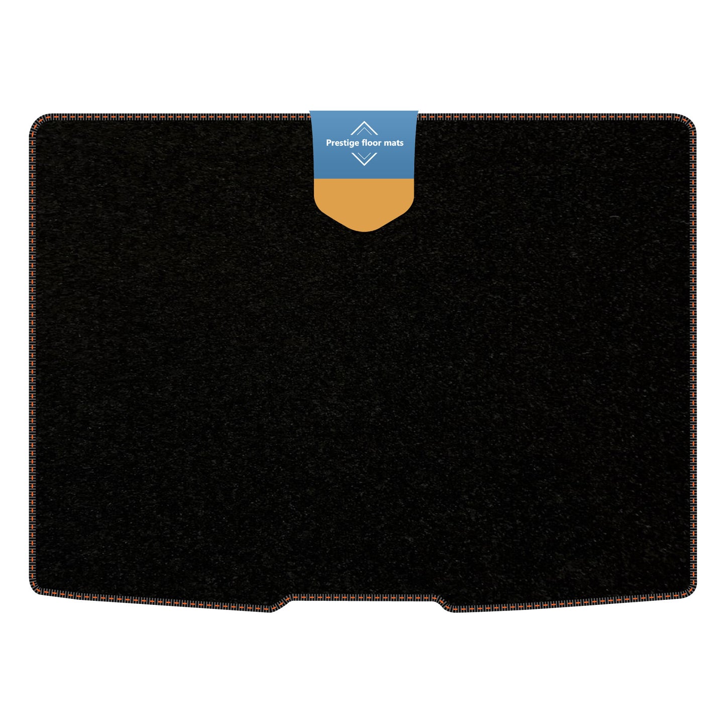 Fits Ford Focus 2018 on Hatchback Upper Boot Mat Carpet with Coloured Stitch