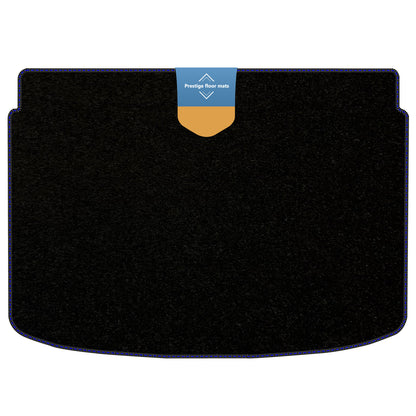 Fits Audi A1 Lower Boot Mat 2010-2018  Black Carpet with Coloured Stitch Edge