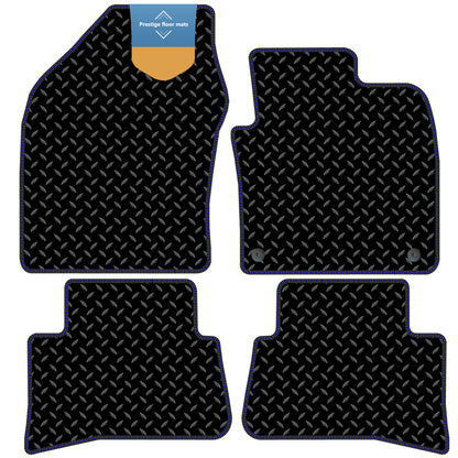 Fits Toyota CH-R CHR 2017 On Black 3mm Rubber with Coloured Stitch Edge