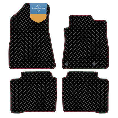 Fits Kia Niro PHEV 2022 On Black 3mm Rubber with Coloured Stitch Edge