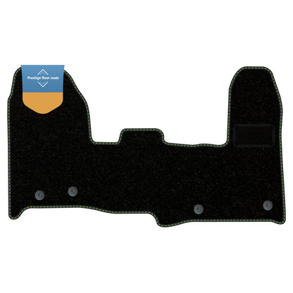 Fits Ford Transit Custom 2018 on Auto and PHEV Carpet with Coloured Stitch Edge