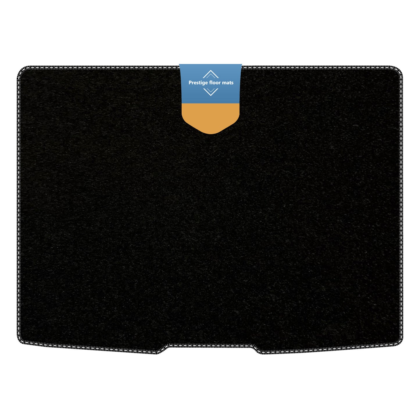 Fits Ford Focus 2018 on Hatchback Upper Boot Mat Carpet with Coloured Stitch