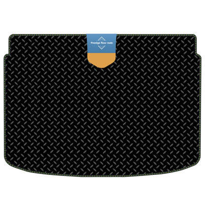 Fits Audi A1 2010-2018 Lower Boot Mat in 3mm Rubber with Coloured Stitch Edge