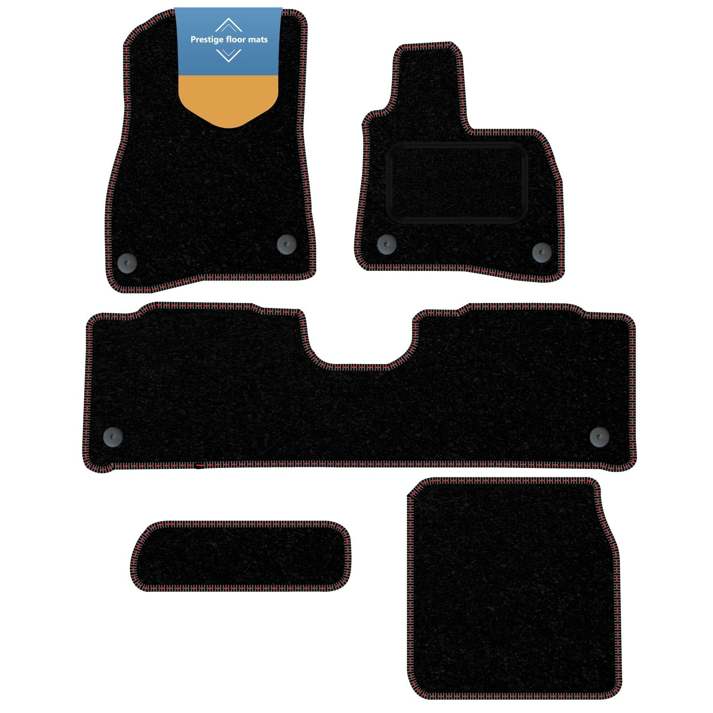 Fits Mercedes Benz EQS 7 Seater 2021 onwards Fully Tailored Floor Mat Set