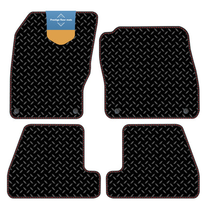 Fits Ford Focus 2015-2018 3mm Rubber with Coloured Stitch Edge