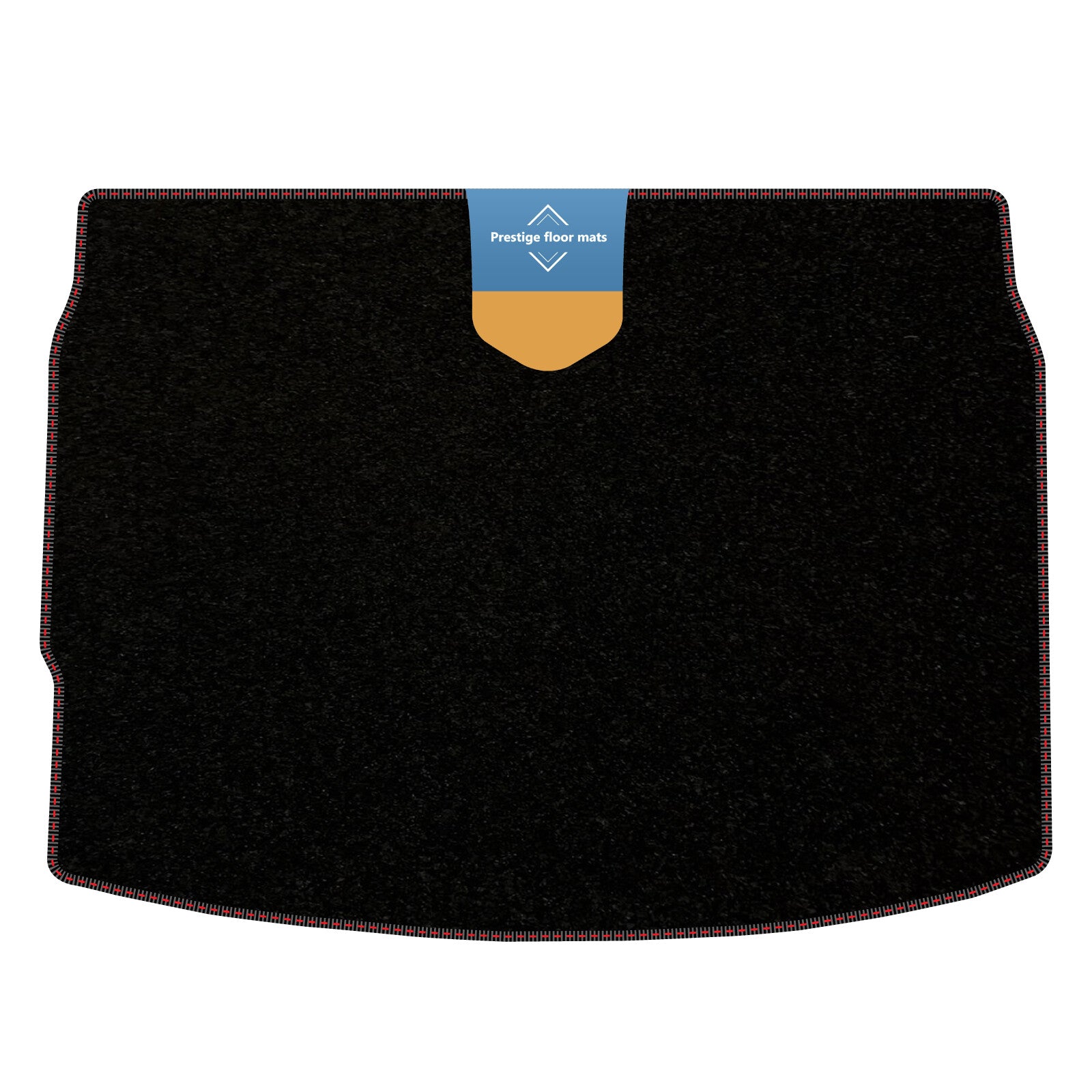 Fits Nissan Qashqai 2014-2020 Boot Mat Black Carpet with Coloured Stitch Edge