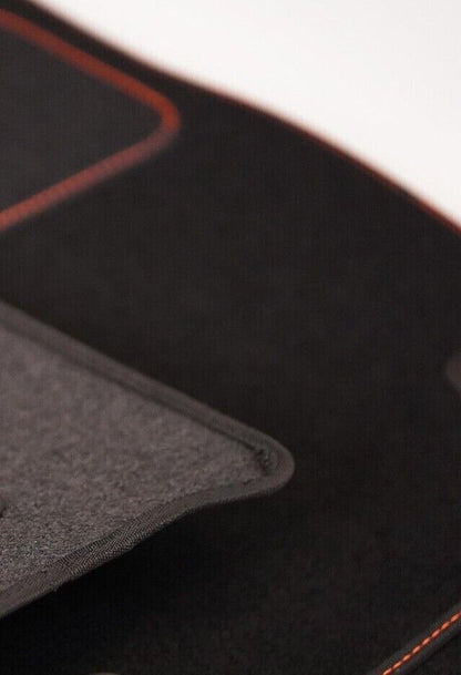 Fits Maxus Deliver 9 & E-Deliver 9 2021on Black Carpet with Coloured Stitch Edge