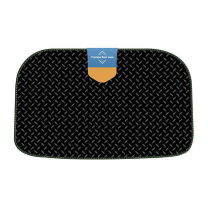 Fits Tesla Model Y Under Boot Mat in 3mm Rubber with Coloured Stitch Edge