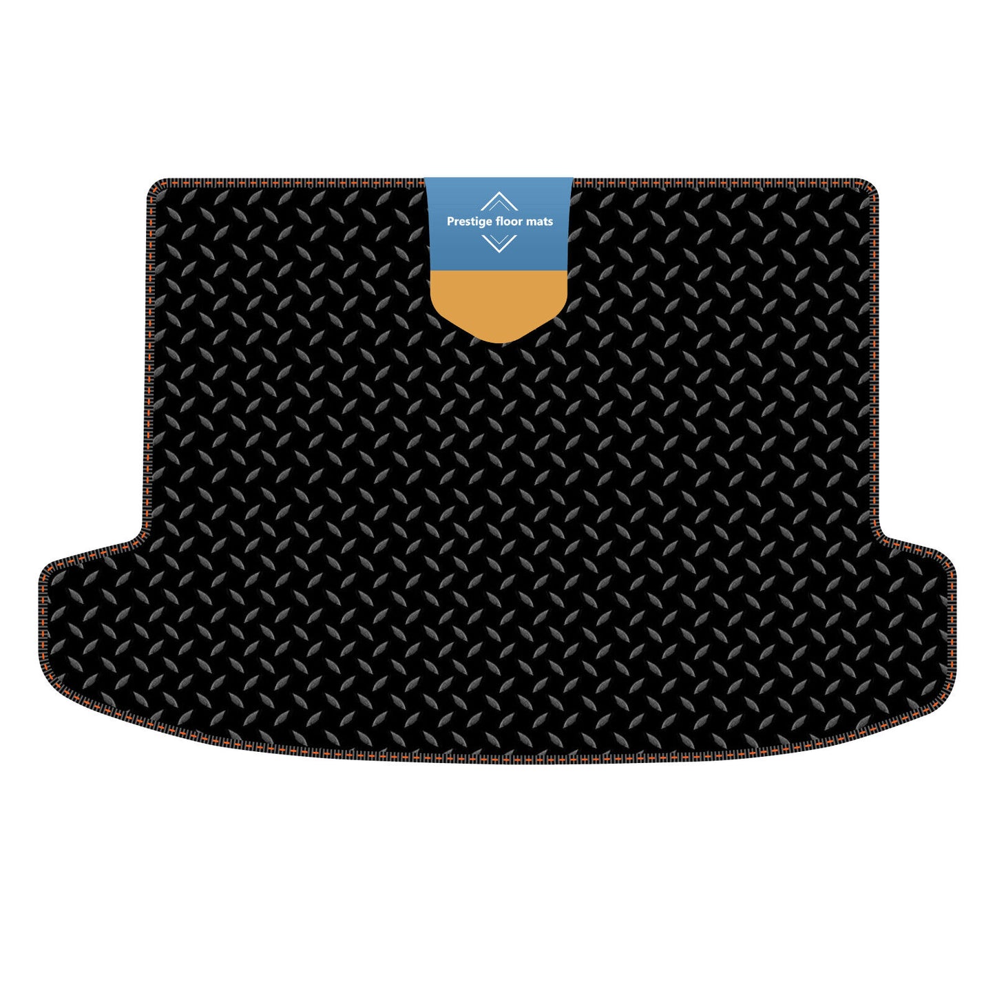 Fits Hyundai Tucson 2021 on Boot Mat in 3mm Rubber with Coloured Stitch Edge