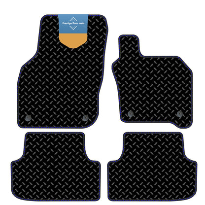 Fits Audi A3 MHEV E TRON G TRON 2020 on 3mm Rubber with Coloured Stitch Edge