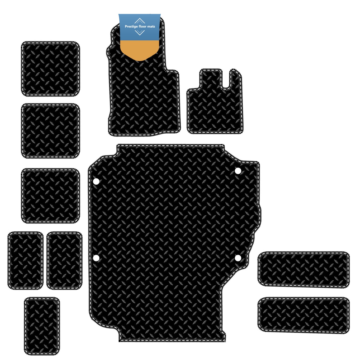 Fits LEVC TXE Full Set Mats Fully Tailored Car Floor Mat