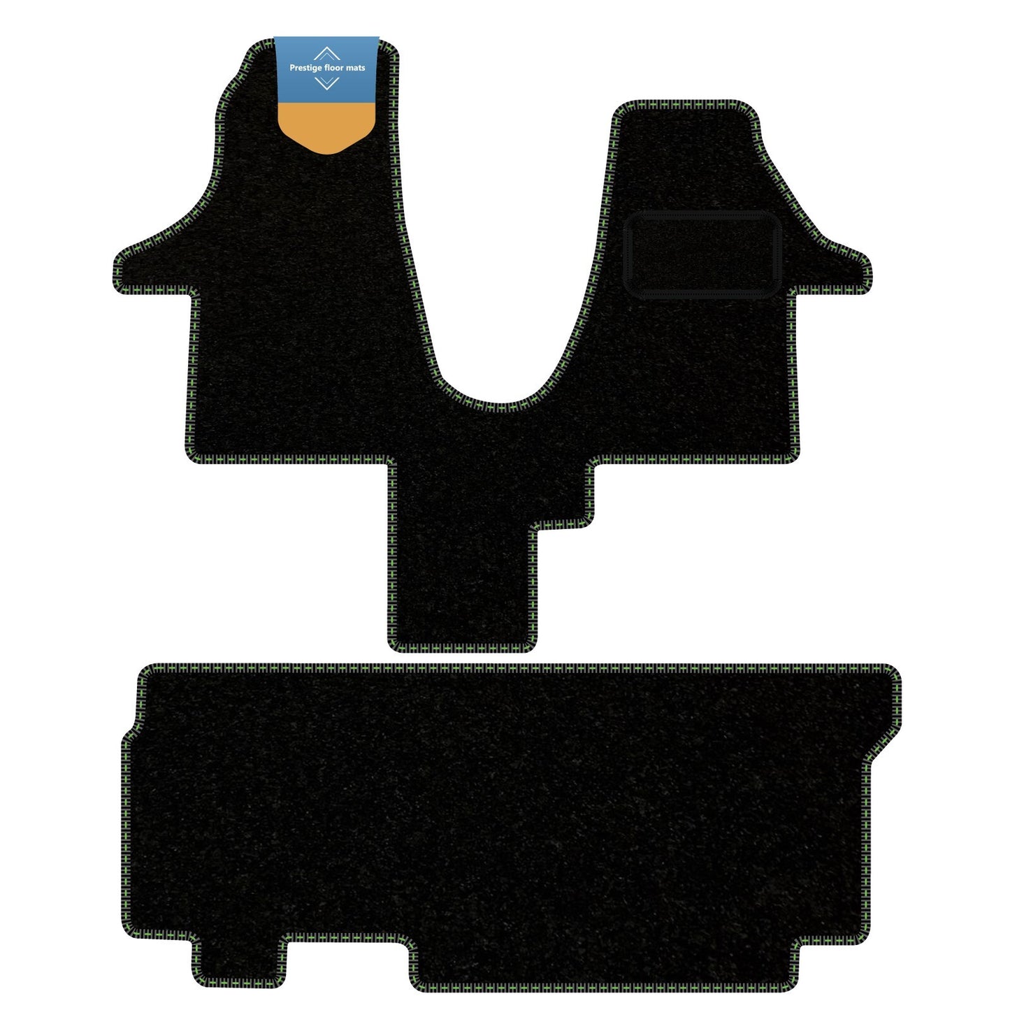 Fits VW Transporter T6.1 Walkthrough with Combi 2 + 1 Twin Dr Tailored Floor Mat