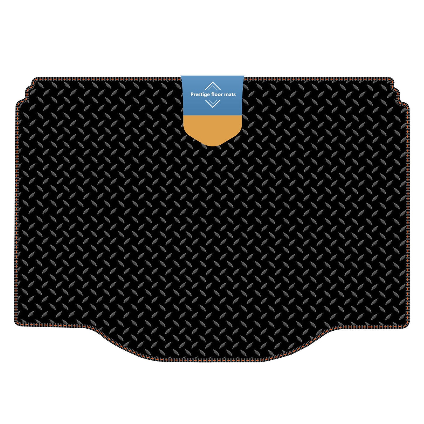 Fits Vauxhall Mokka 2012-2020 Boot Mat in 3mm Rubber with Coloured Stitch Edge