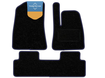 Fits Tesla 3 RHD 2017-2020 Black Carpet with Coloured Stitch Edge