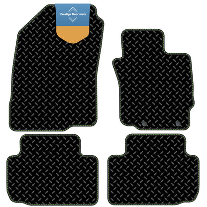 Fits Mitsubishi Eclipse Cross 2018 on Black 3mm Rubber with Coloured Stitch Edge