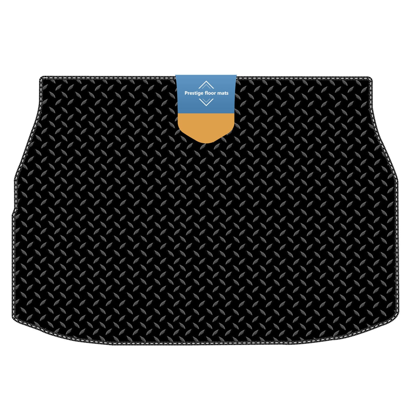 Fits Toyota CH-R CHR 2017 On Boot Mat in 3mm Rubber Coloured Stitch Edge