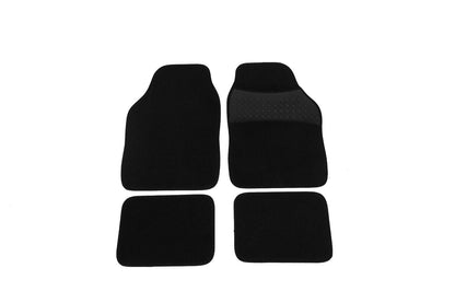 Car or Van Floor Mat Universal Fitment 4 Piece Set Carpet or Rubber