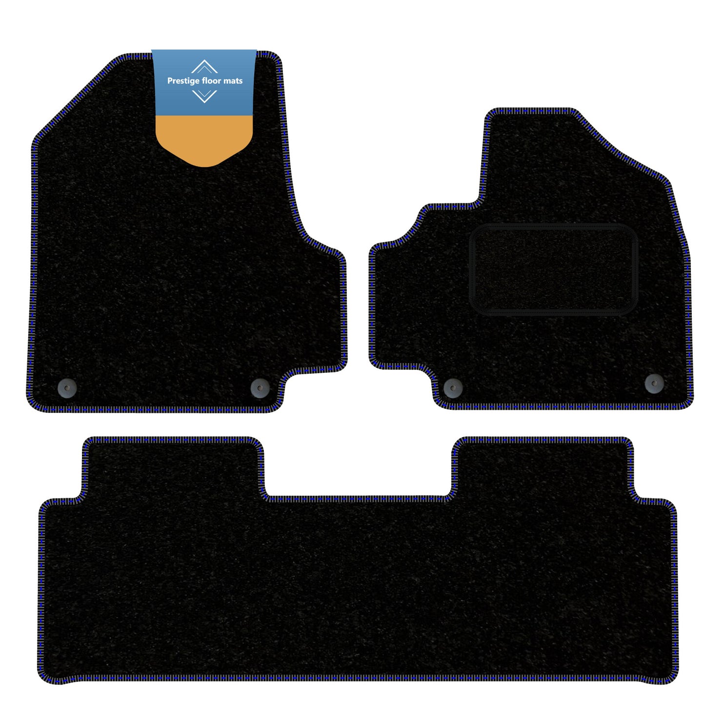 Fits Hyundai Ioniq5 Centre Console 2021-  Black Carpet with Coloured Stitch Edge