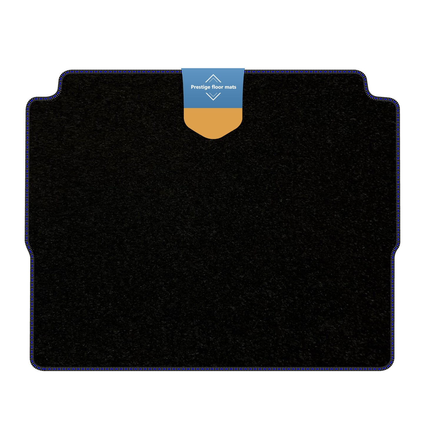 Fits Peugeot 3008 2017 On Boot Mat Black Carpet with Coloured Stitch Edge