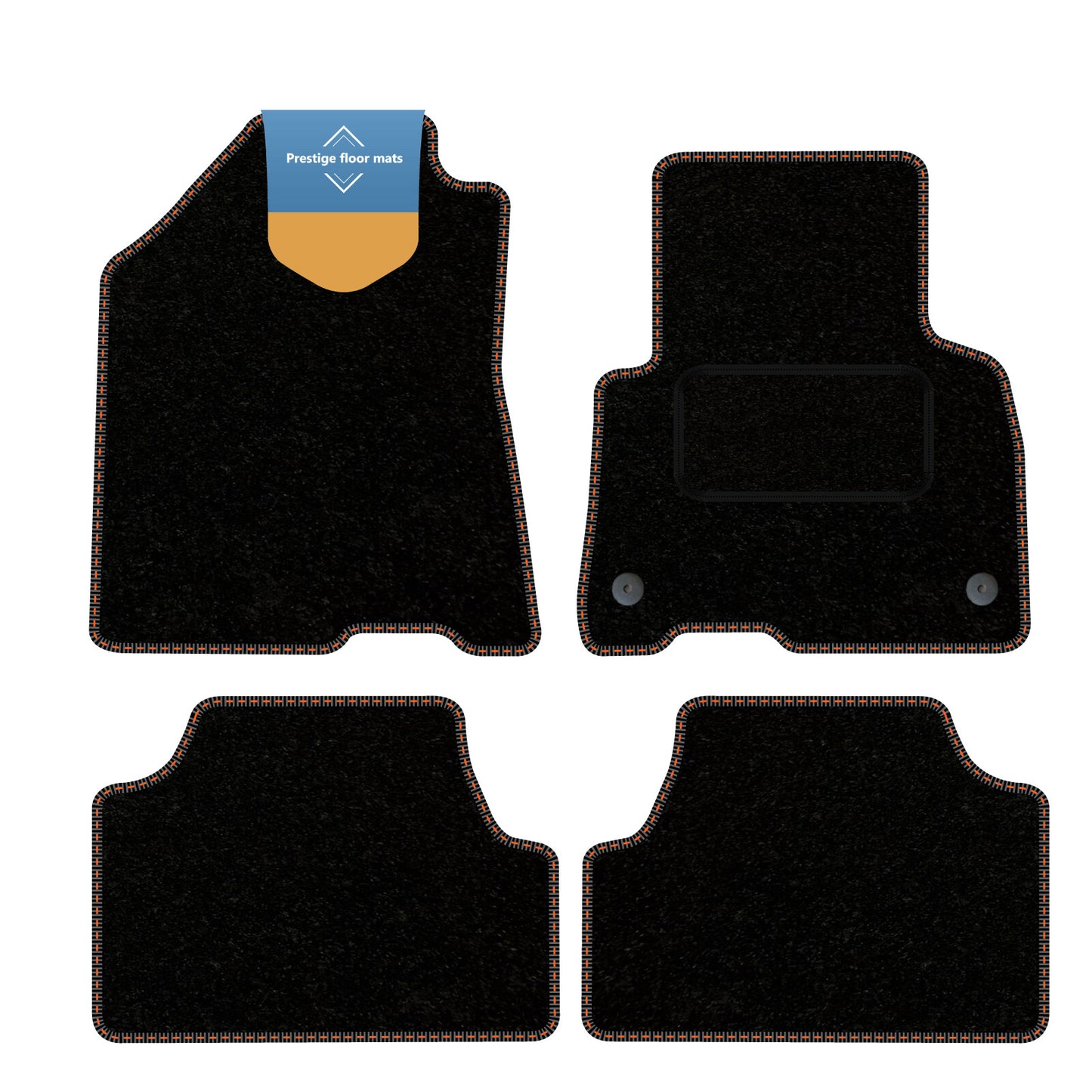 Fits Kia Soul EV 2020 on Fully Tailored Car Floor Mat