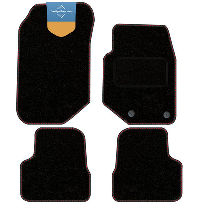 Fits Vauxhall Mokka 2021 On Black Carpet with Coloured Stitch Edge