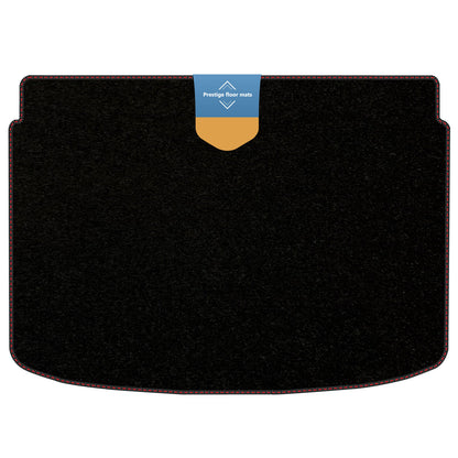 Fits Audi A1 Lower Boot Mat 2010-2018  Black Carpet with Coloured Stitch Edge